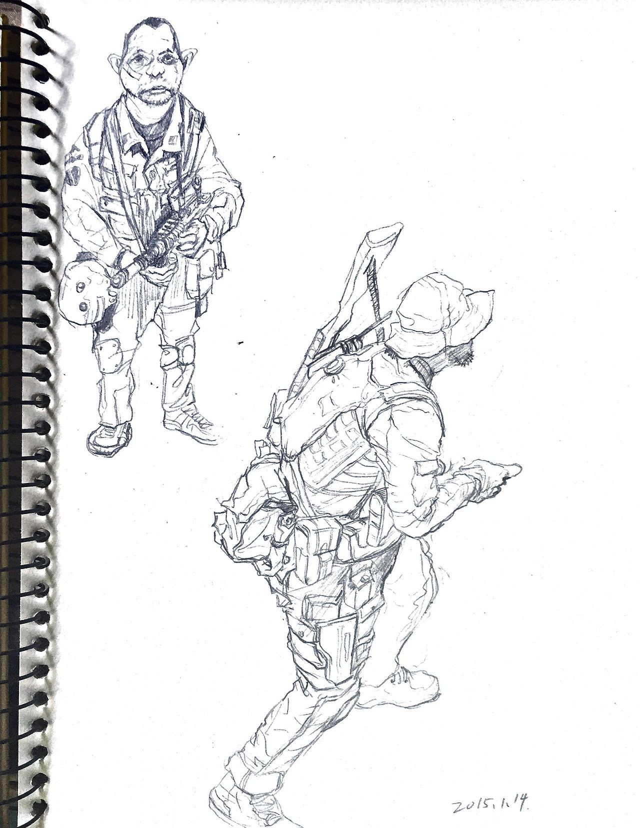 速写（图ZMjM4MDU4ODA=） - 创作习作 - 站酷设计师乌云男青年原创素材 - 站酷ZCOOL