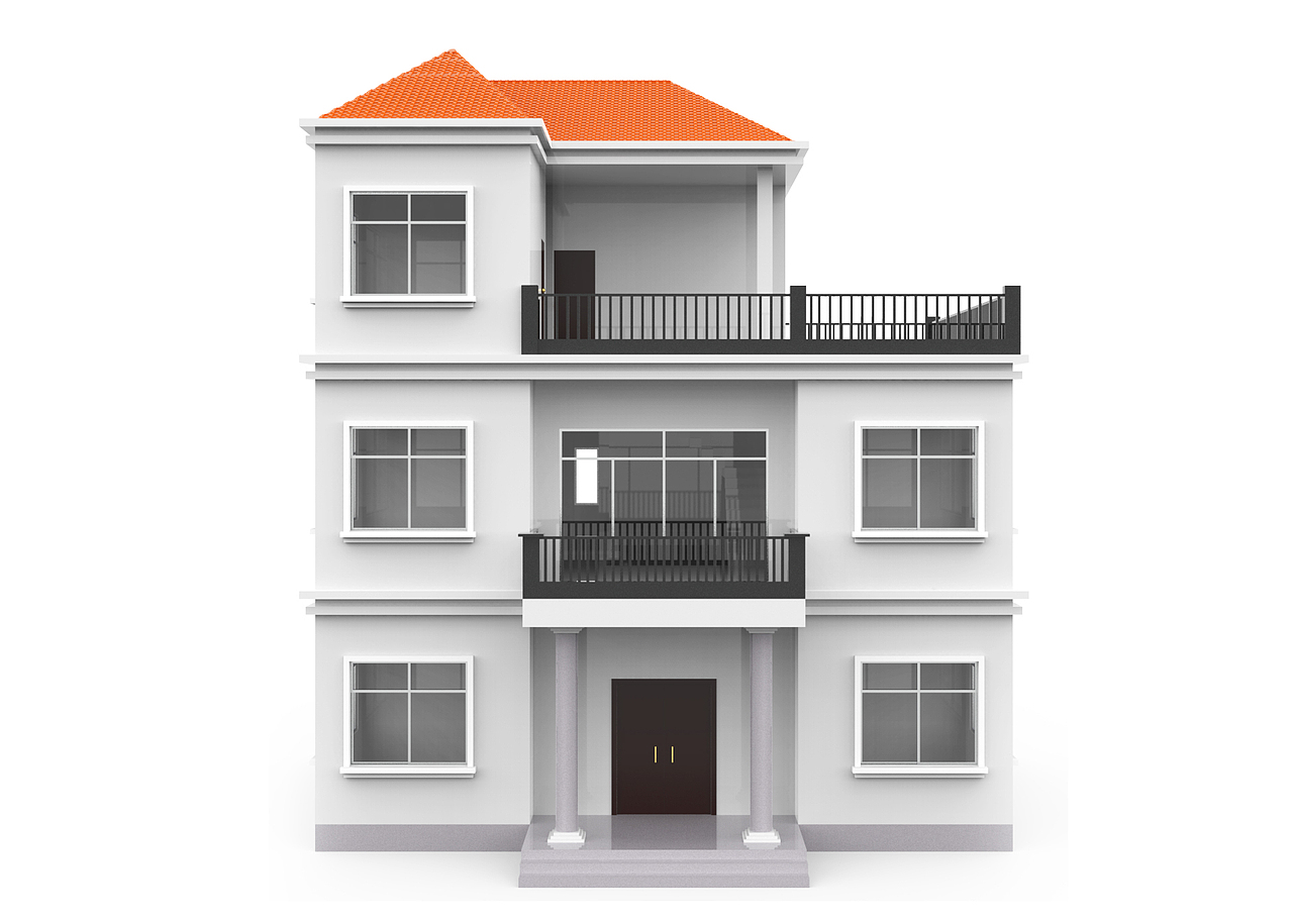 练习 x 3D x 《乡间别墅》（图ZMjYyNzc2NTcy） - 建筑/空间 - 站酷设计师骏葉原创素材 - 站酷ZCOOL