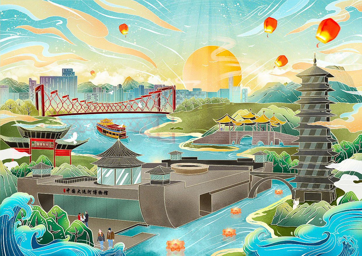 壹文创插画作品