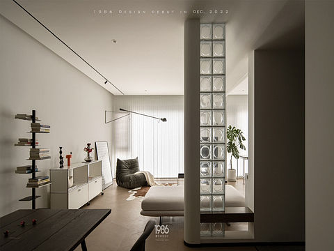 1986设计｜《125㎡一人宅の极简之家》