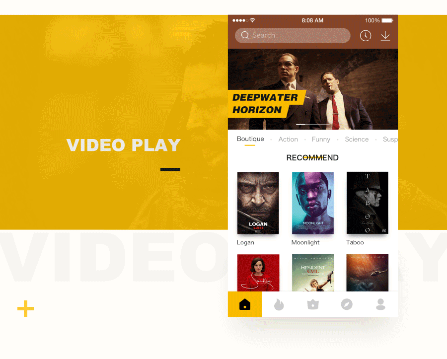电影APP-概念设计