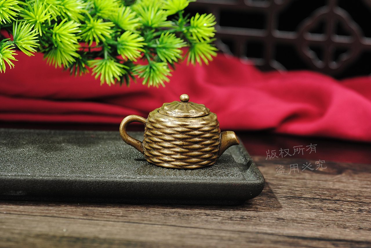 铜器茶壶工艺品铜器