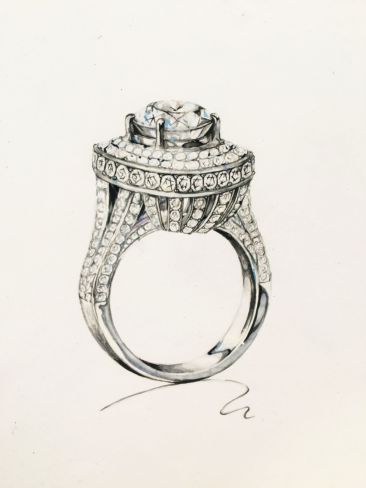 珠宝手绘图苏州/插画师/8年前/1826浏览东西南北瓜啊