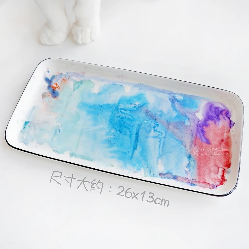 小熊猫胖哒水彩 熊猫课堂 静物 水彩插画 步骤图