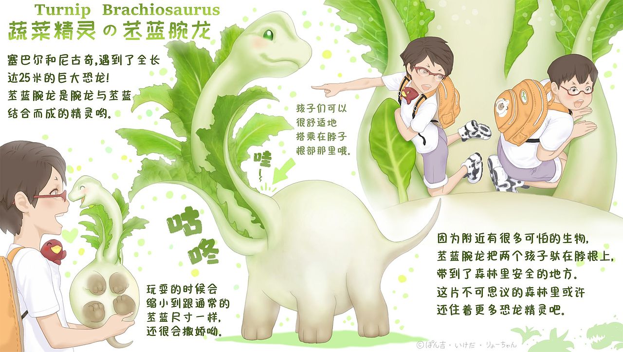 【蔬菜动物精灵】苤蓝腕龙