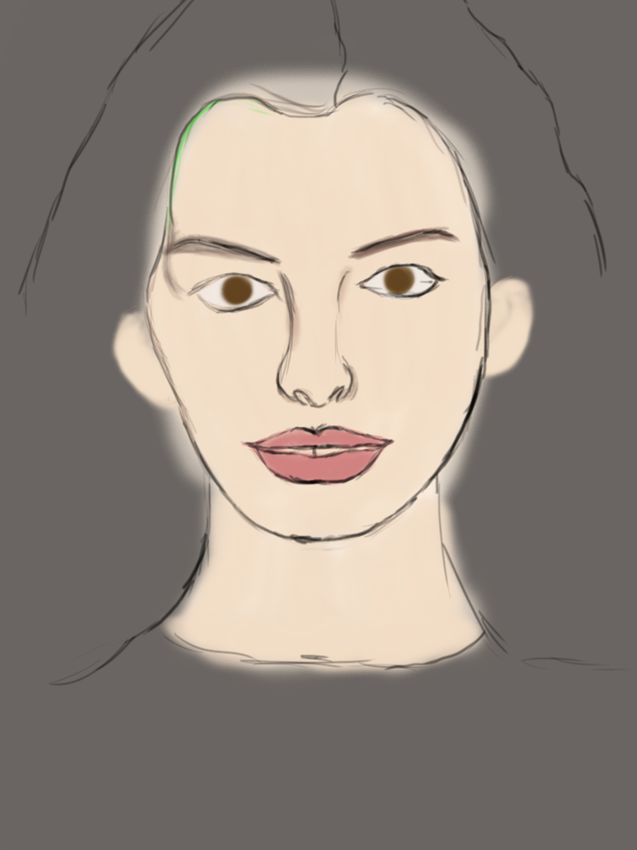 手绘~安妮海瑟薇