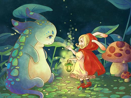 小清新（个人主页-ZNTA0ODYxNDQ=） - 新锐潮流插画 - 站酷设计师fish25mh原创素材 - 站酷ZCOOL