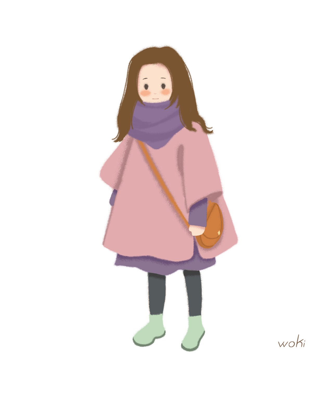 人物平涂|插画|商业插画|woki - 原创作品 - 站酷 (zcool)