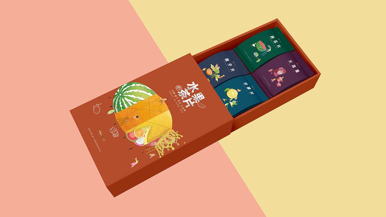 《水果片茶》（图ZMTg5NTcwNDM2） - 包装 - 站酷设计师edwardanci原创素材 - 站酷ZCOOL