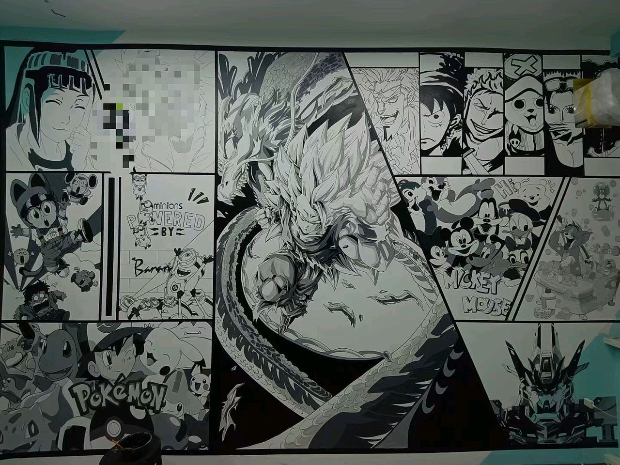 沈阳墙绘（图ZMzM4MjI2MDI0） - 酒店餐饮设计 - 站酷设计师琢木不透原创素材 - 站酷ZCOOL