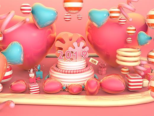 C4D临摹作品（个人主页-ZMzQ3NzUzNzI=） - 其他UI - 站酷设计师萌棋棋原创素材 - 站酷ZCOOL