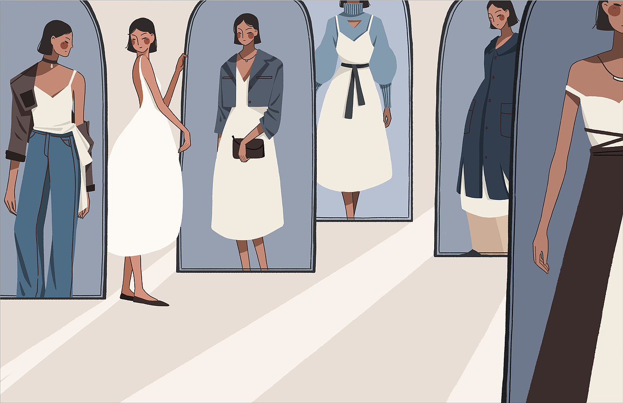 杂志插画《时尚COSMO》（图ZMjI1MjAxOTQ4） - 商业插画 - 站酷设计师刘昆昆K原创素材 - 站酷ZCOOL