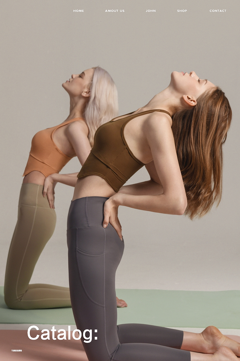 Vainsydical运动瑜伽 内衣双人模特拍摄 全案+KV