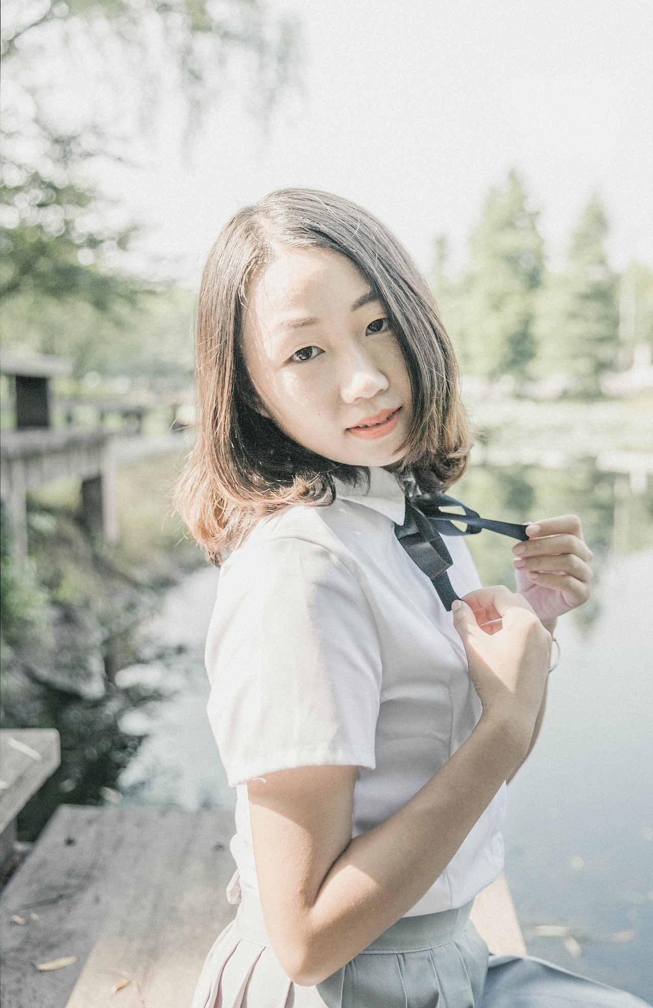 夏日JK制服校园写真