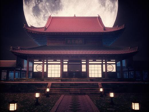 古建筑重渲染