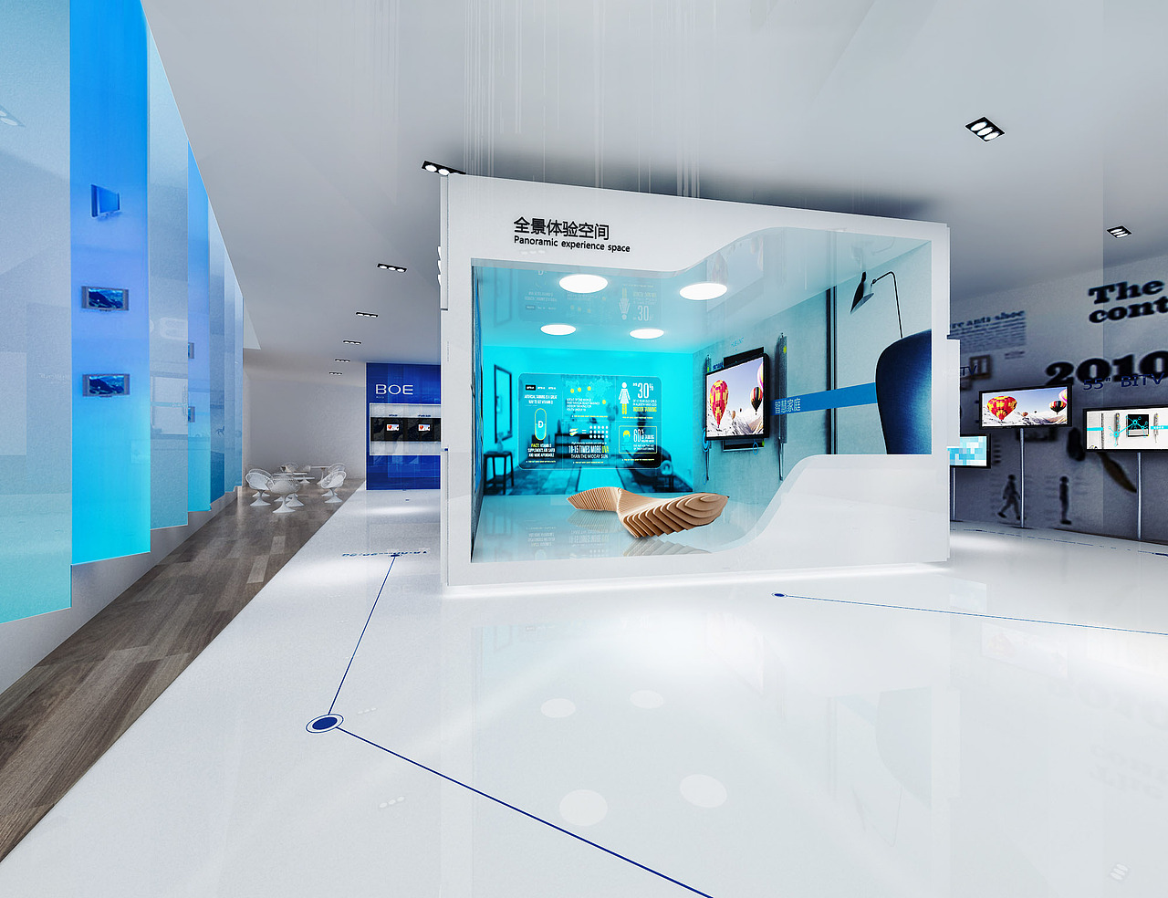 京东方展台（图ZMTU1NzgyNDg=） - 展陈设计 - 站酷设计师五六设计原创素材 - 站酷ZCOOL