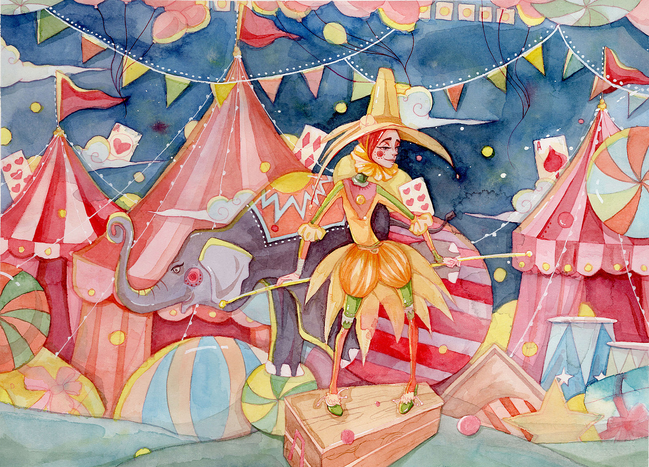 插画练习-水彩（图ZMTk2ODI2NjQw） - 创作习作 - 站酷设计师AKuo_原创素材 - 站酷ZCOOL