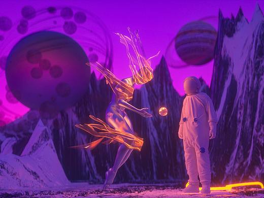 C4D 布料練習（個人主頁-ZNDM4NTM5ODg=） - 人物/生物 - 站酷設(shè)計師BB不是BB是黑呀原創(chuàng)素材 - 站酷ZCOOL