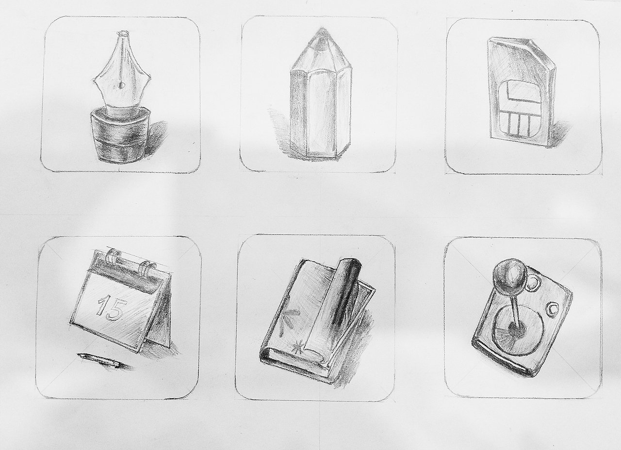 手绘 图标（图ZMTA4MDMzMDI4） - 图标 - 站酷设计师电风扇快跑原创素材 - 站酷ZCOOL