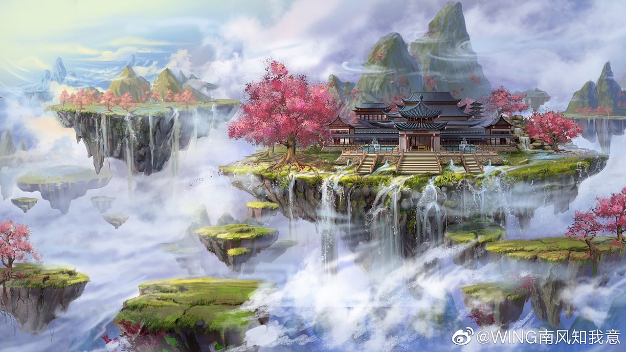 场景原画——古风写实