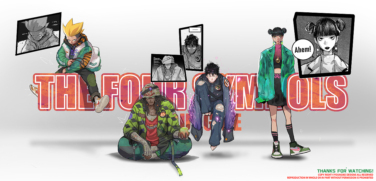 THE FOUR SYMBOLS ④ 四象（图ZMjI4ODE2MDky） - 创作习作 - 站酷设计师YOUNGIKE原创素材 - 站酷ZCOOL