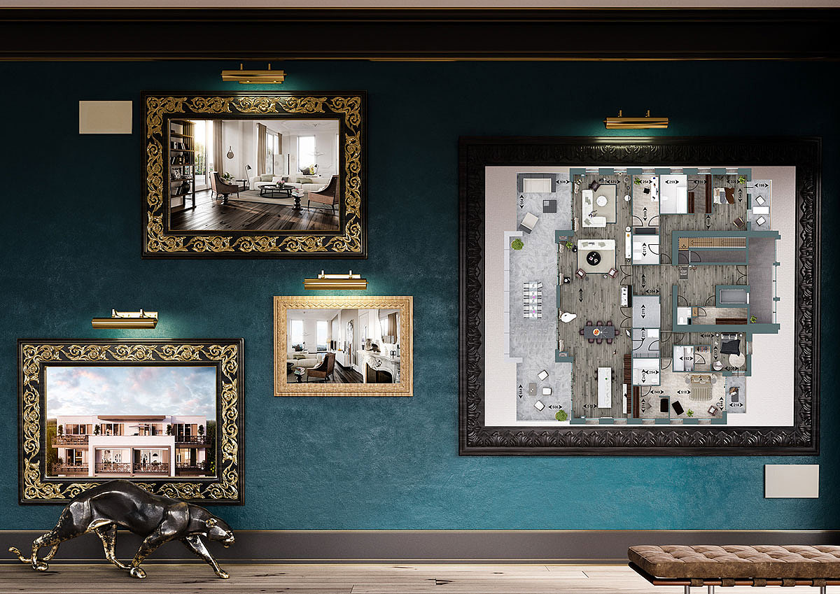 ZINGVR 室内设计CGI作品:顶楼楼阁