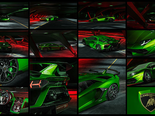 Lamborghini-Green CGI