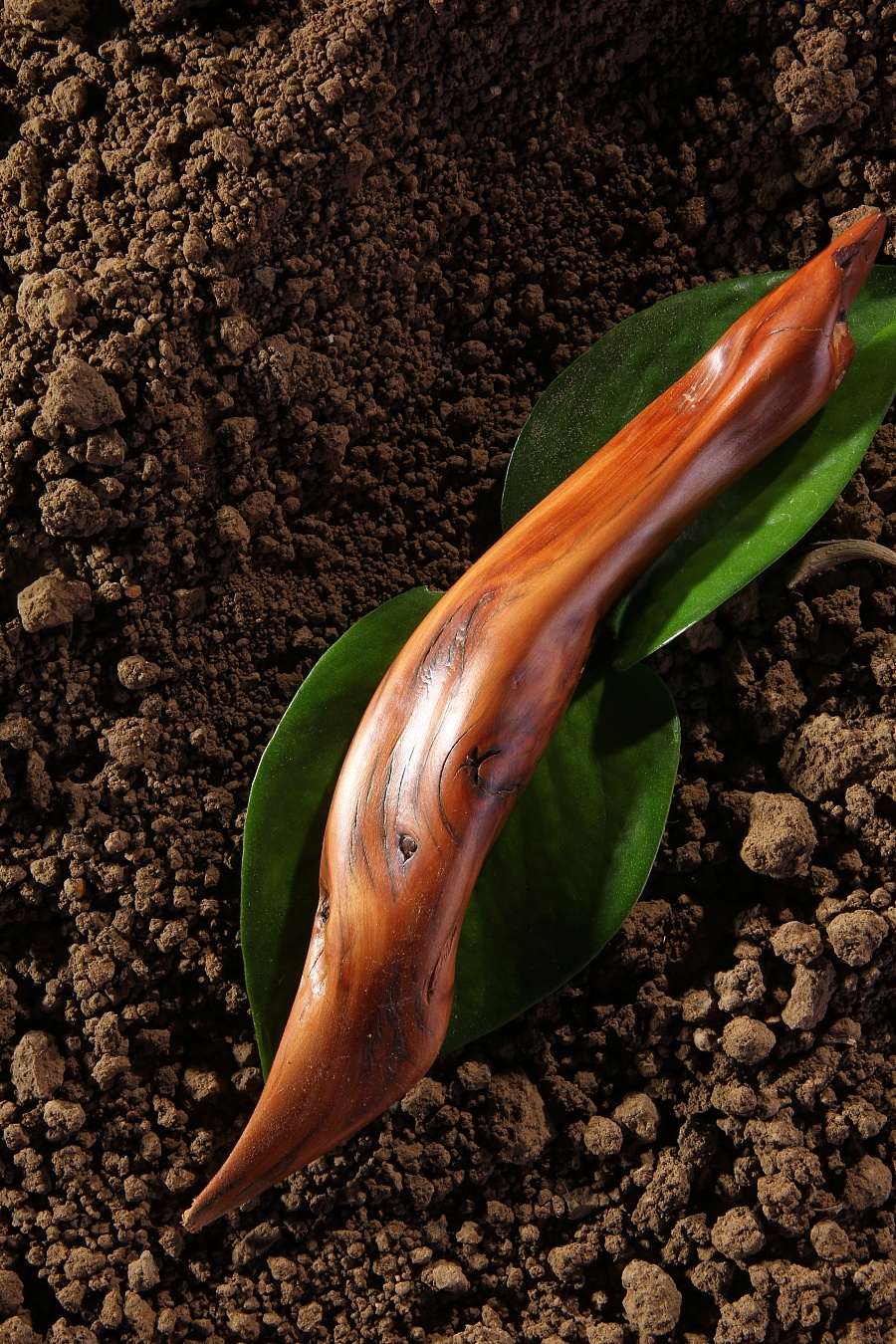 崖柏 手把件 拍摄