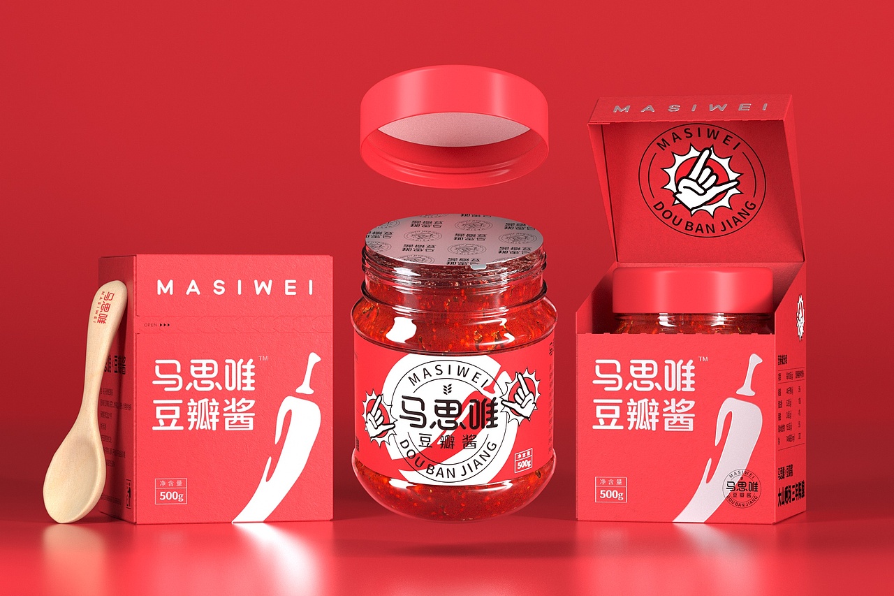 豆瓣酱品牌包装设计 | 马思唯