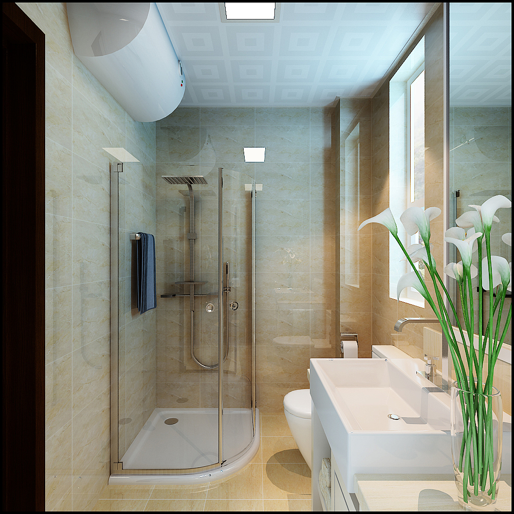 天海誉天下139㎡简约风格装修效果图-金舍装饰-石家庄装修