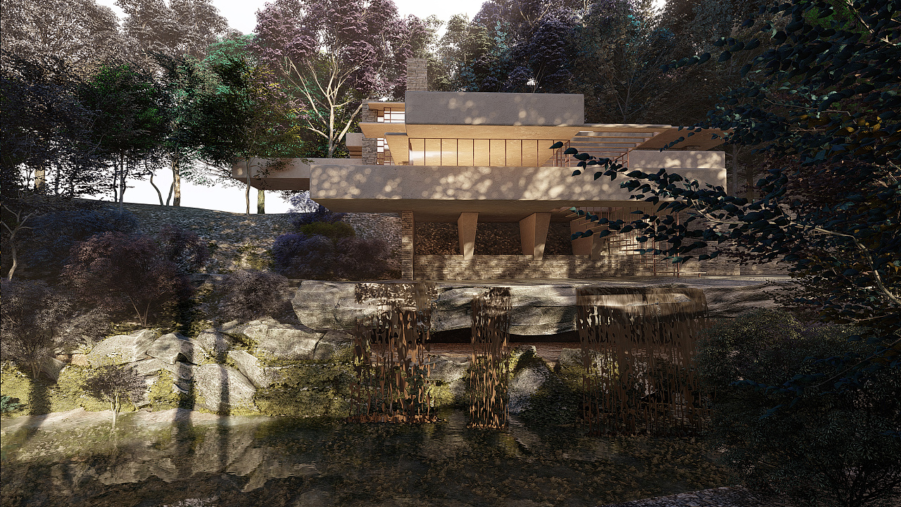 赖特的流水别墅