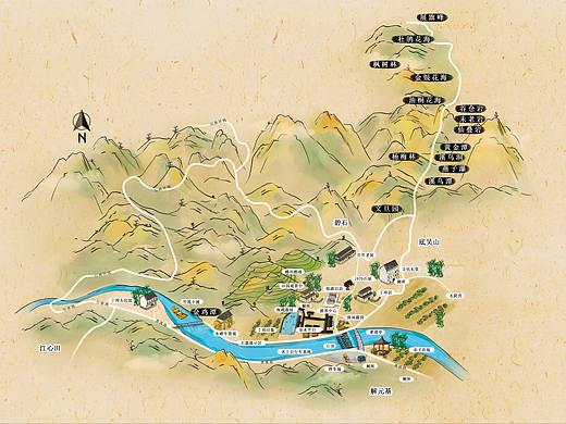 手绘地图——手绘导览图