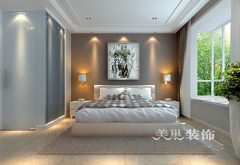 现代主卧样板间