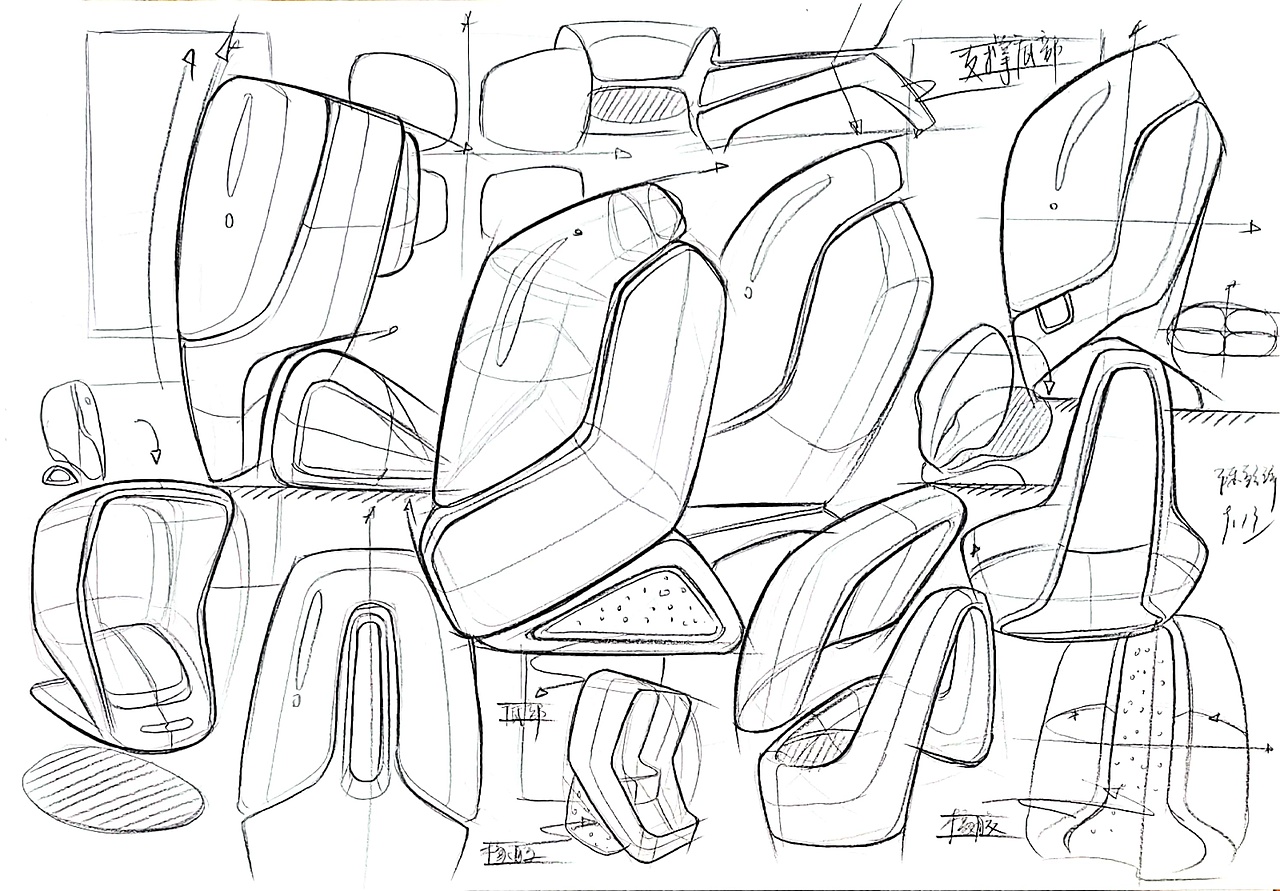 产品手绘‖  造型人机场景与故事版