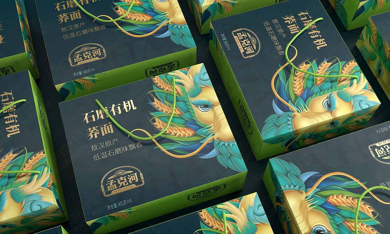 孟克河敖汉小米——徐桂亮品牌设计!