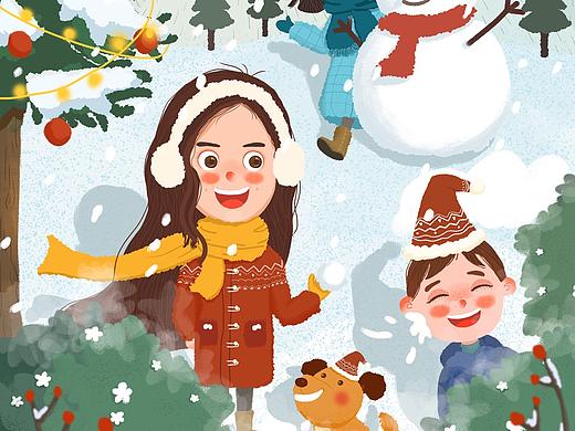 12月日历《冬天的雪》