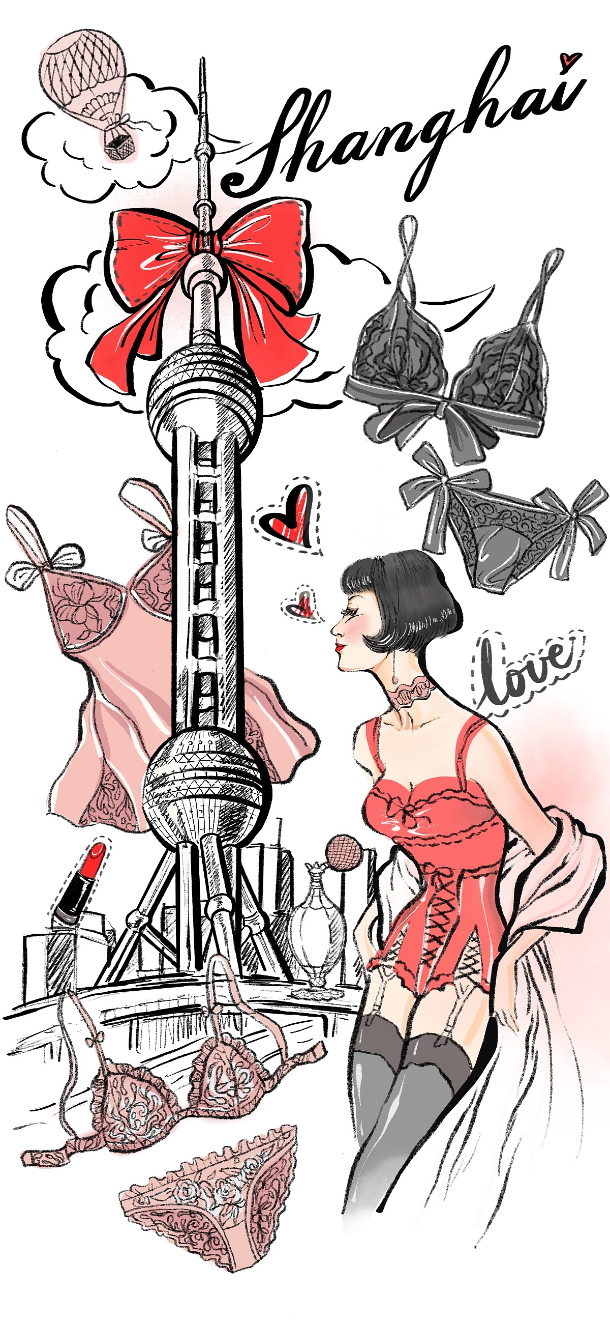 都市丽人cosmolady系列主题插画（图ZMTg2MjI4ODcy） - 商业插画 - 站酷设计师Geerwong原创素材 - 站酷ZCOOL