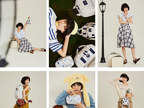 日系双肩包｜背包｜女包托特包 lookbook拍摄