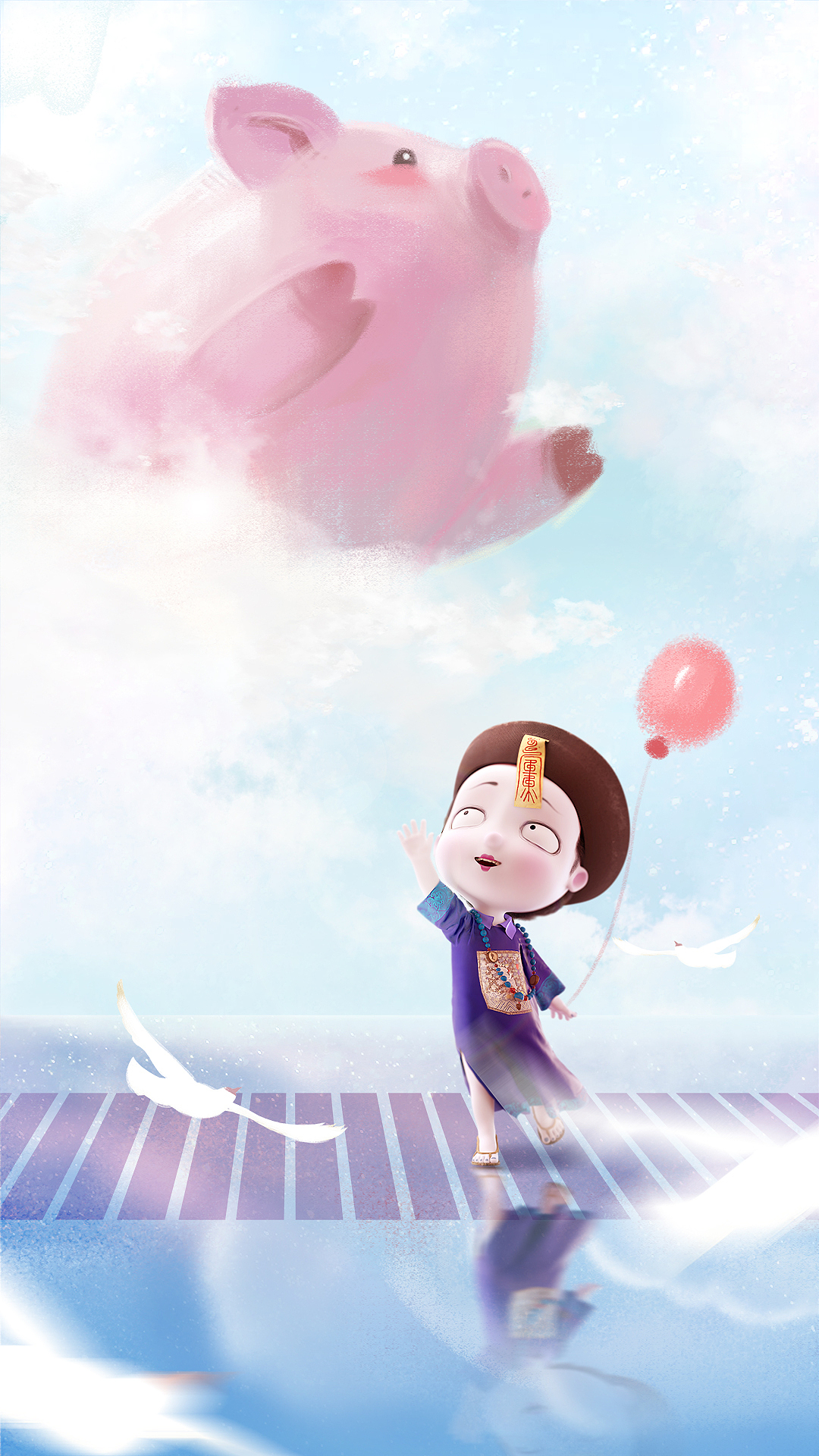 2019年的好运，一定要好好抓住（图ZMTQ0MjYyOTI4） - 动画片 - 站酷设计师僵小鱼原创素材 - 站酷ZCOOL