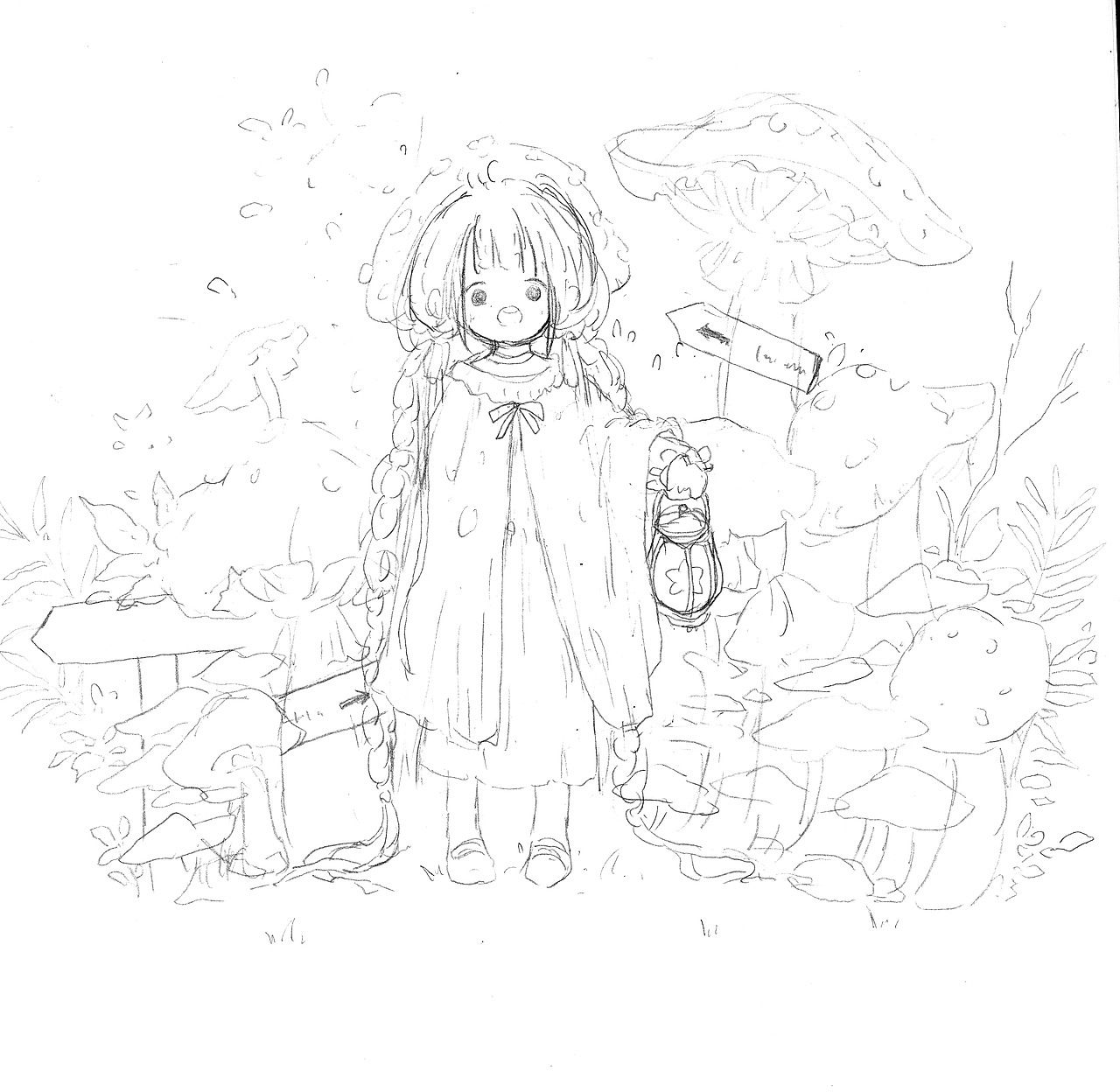 草稿（图ZMTc4MTI3MTYw） - 艺术插画 - 站酷设计师木立忄原创素材 - 站酷ZCOOL