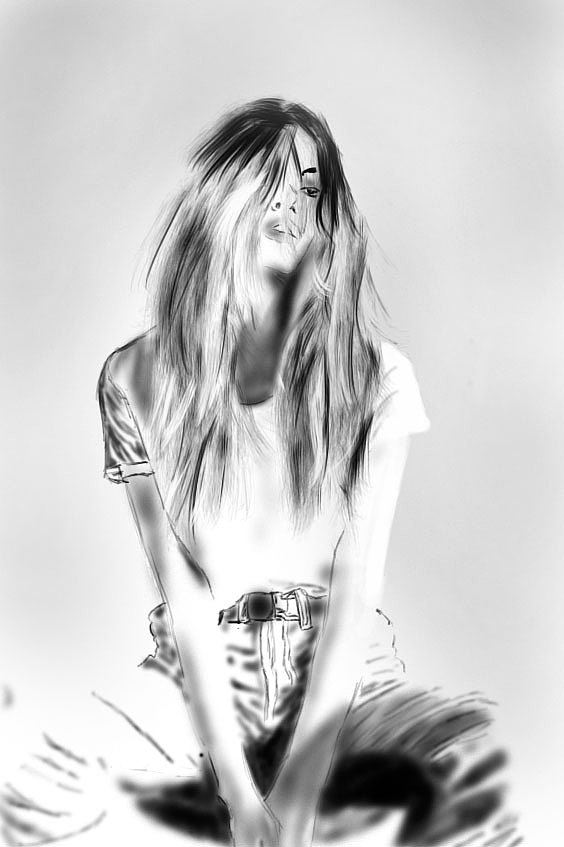 兩個女人（圖ZOTE0ODc4NDA=） - 創(chuàng)作習(xí)作 - 站酷設(shè)計師summerinbloom原創(chuàng)素材 - 站酷ZCOOL