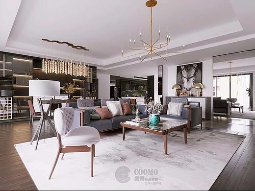 最近一个全案轻奢风格奉献给大家