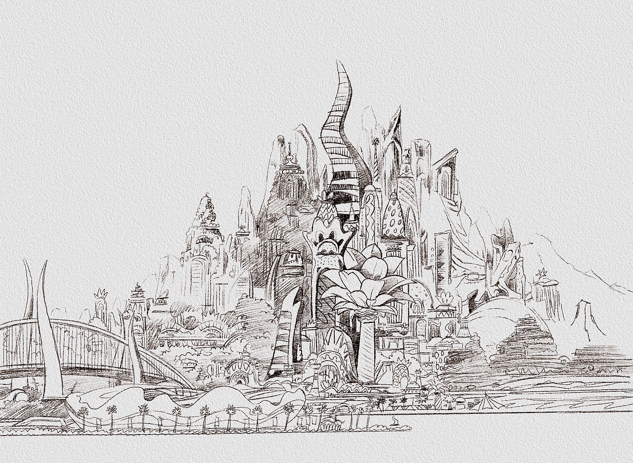 疯狂动物城场景临摹|插画|游戏原画|seventeen曲寒冰 - 临摹作品