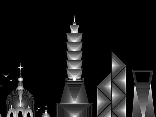 《城市之光》系列海报设计