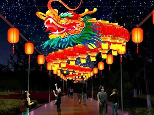 彩灯花灯现货出售，灯会策划设计施工