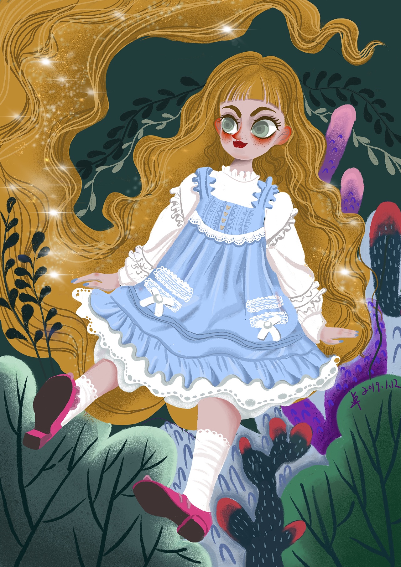 可爱娃娃|插画|儿童插画|卓小哼 - 原创作品 - 站酷 (zcool)