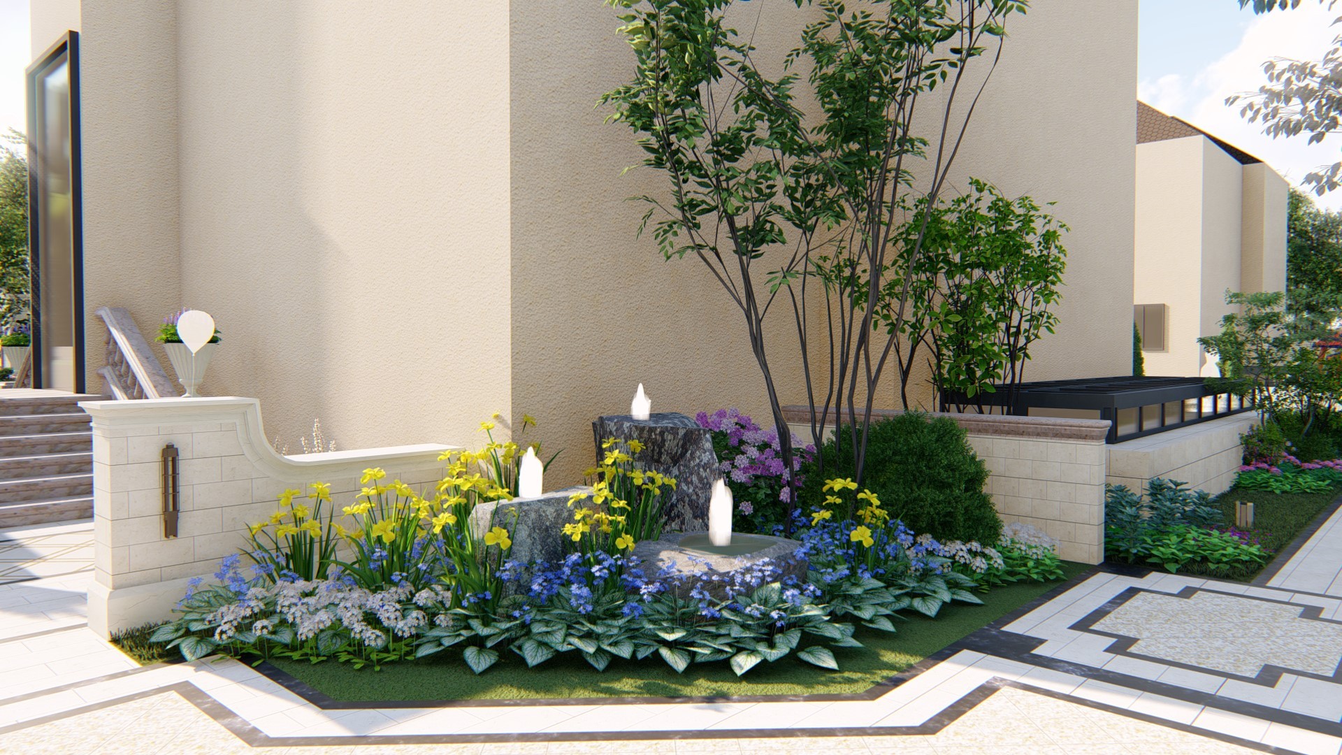 欧式花园|空间|景观设计|evon0001 - 原创作品 - 站酷 (zcool)