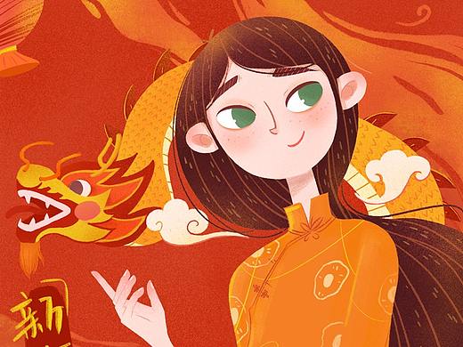 新年主题插画 （1月汇总篇）