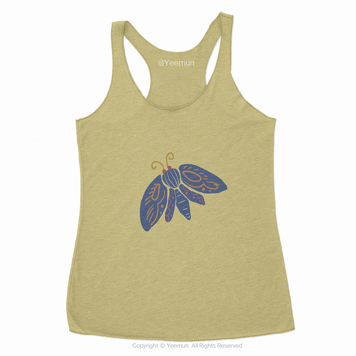 复古女性背心服饰神奇魔法图案设计