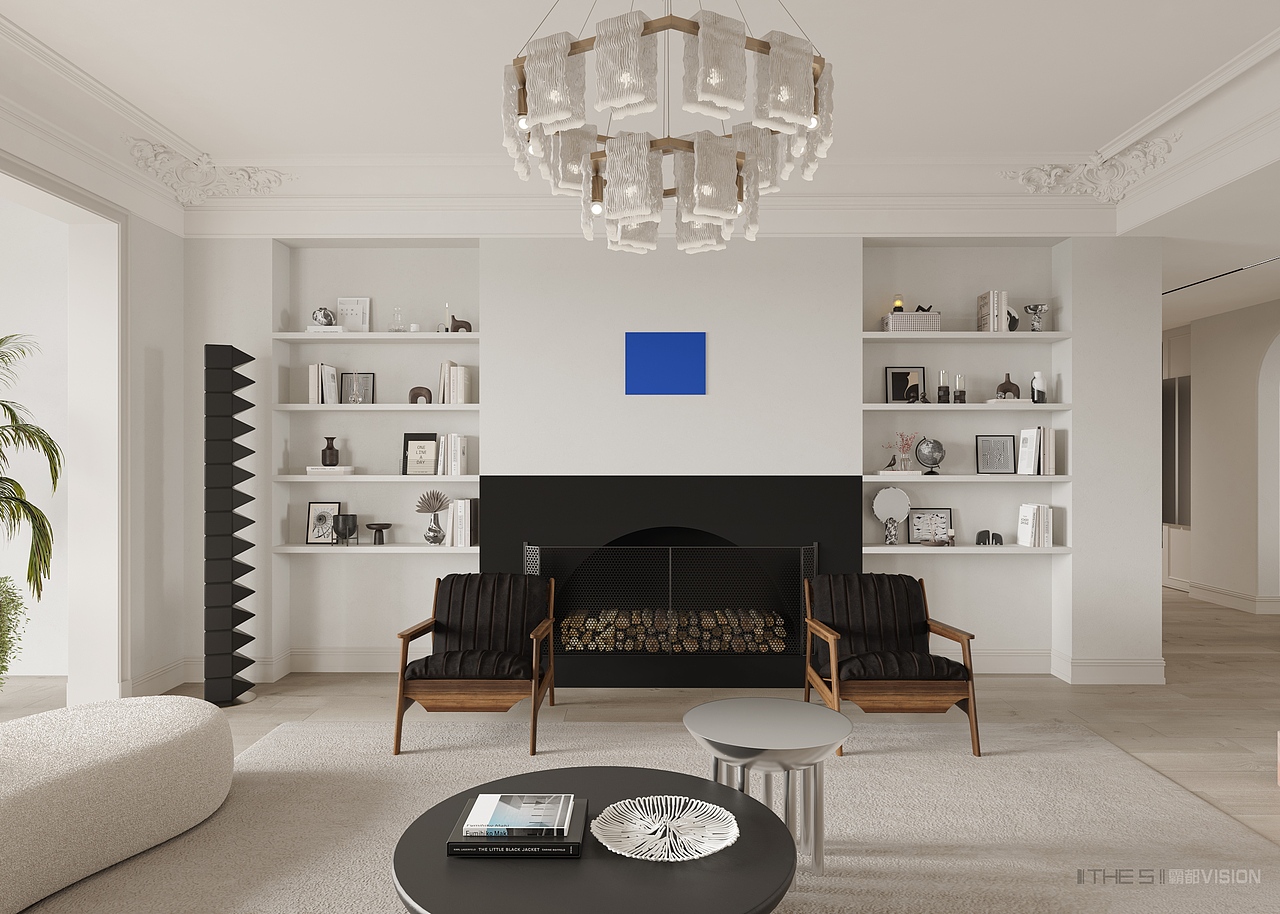 法式现代主义 铁蛋和翠花得新居 一层（图ZMjgxOTI2ODcy） - 家装设计 - 站酷设计师霸都THES原创素材 - 站酷ZCOOL